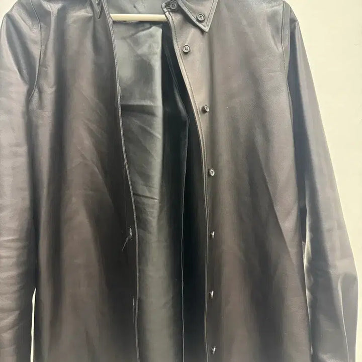 [BUNJANG] Miu Miu Black Leather Jacket / 미우미우 블랙 가죽 자켓