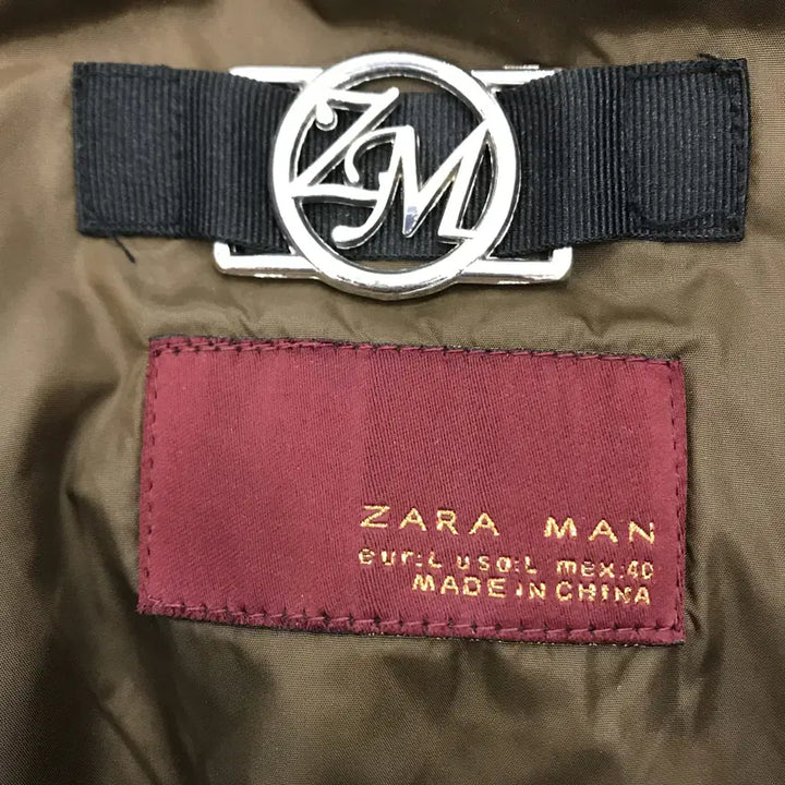 [BUNJANG] ZARA Cable Knit Collar Jumper / 자라 케이블 카라넥 니트점퍼 [L]