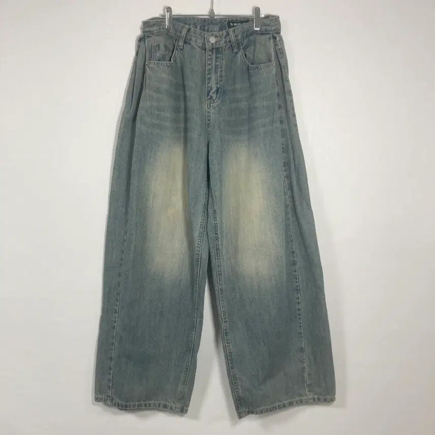 [BUNJANG] S-BIN Women's Pleated Jeans / S-BIN 여성허리주름청바지 호호상점