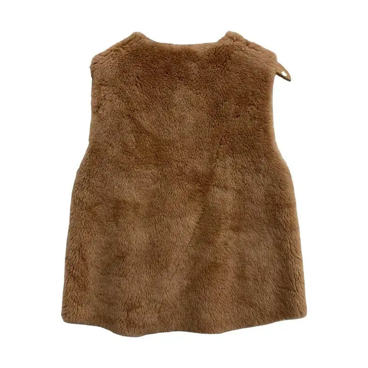 [BUNJANG] Yeom M Wool Blend Vest / 여M/씨티지 울 100% 혼방 조끼