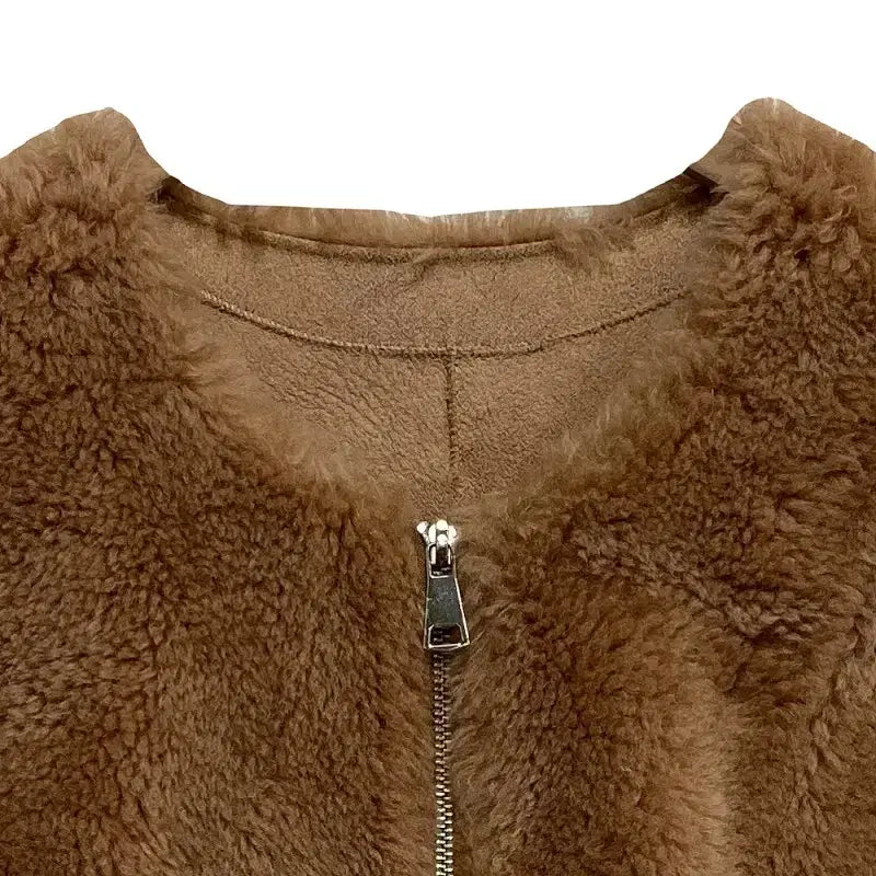 [BUNJANG] Yeom M Wool Blend Vest / 여M/씨티지 울 100% 혼방 조끼