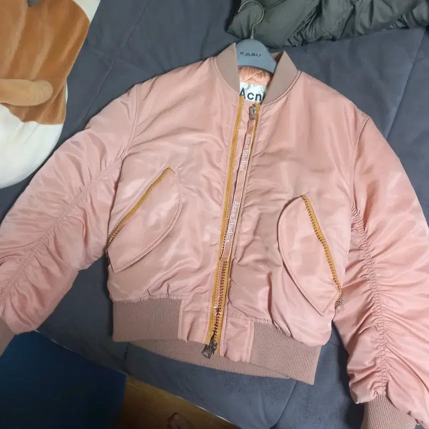 [BUNJANG] Acne Studios Bomber Jacket Pink / 아크네 봄버 항공점퍼 핑크