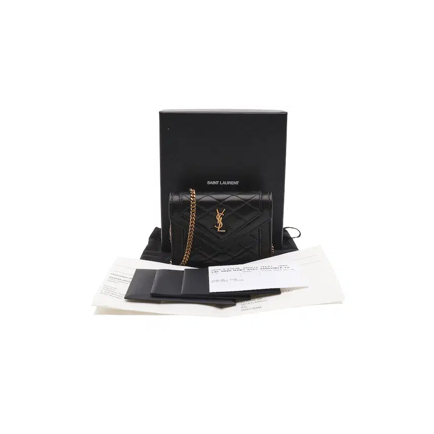 [BUNJANG] Saint Laurent Gaby Micro Mini Chain Bag / 생로랑 가비 마이크로 미니 체인백