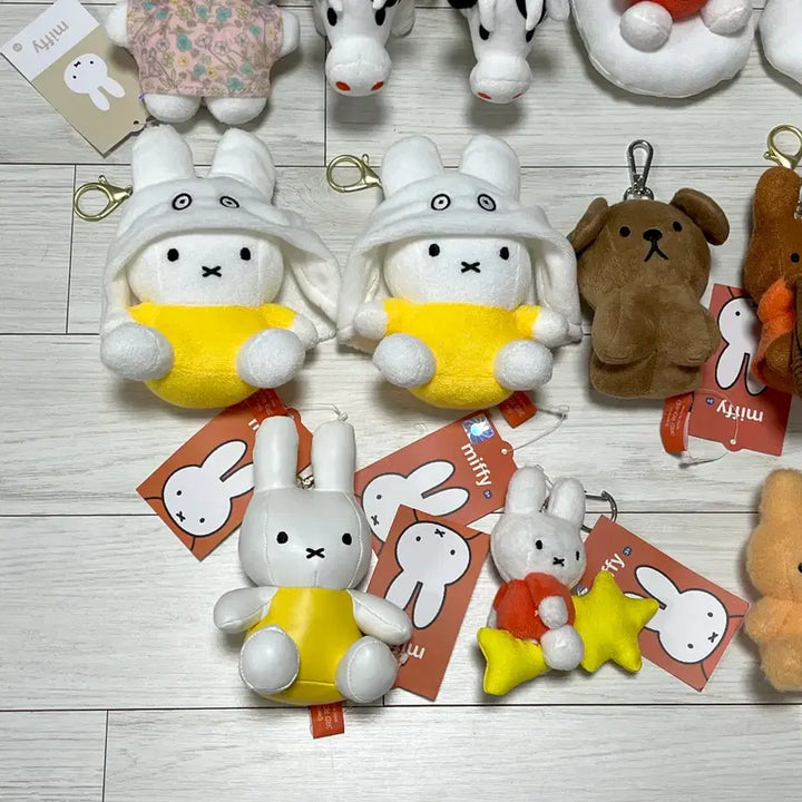 [BUNJANG] Miffy & Melanie Doll Keyring / 미피 & 태닝미피(멜라니) 인형 키링 무조건 개당 5300원에 판매해용
