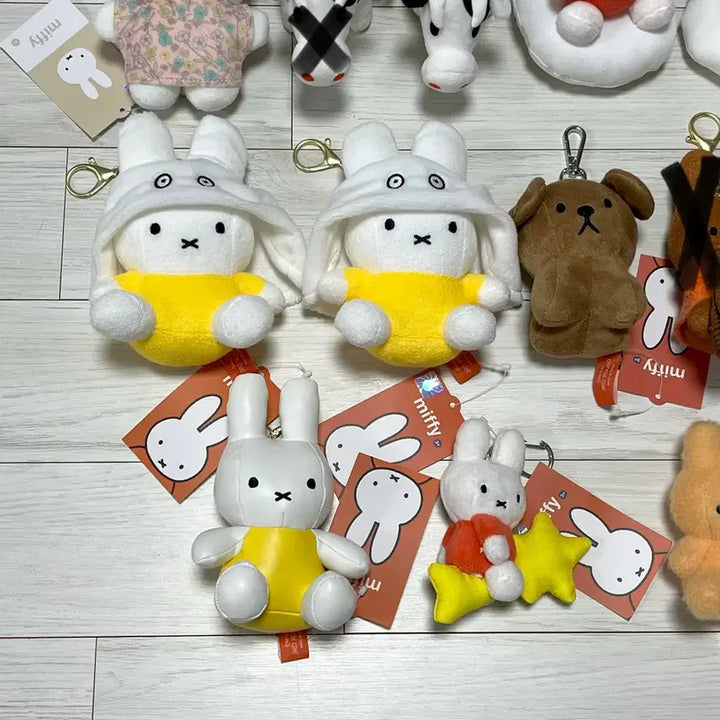[BUNJANG] Miffy & Melanie Doll Keyring / 미피 & 태닝미피(멜라니) 인형 키링 무조건 개당 5300원에 판매해용