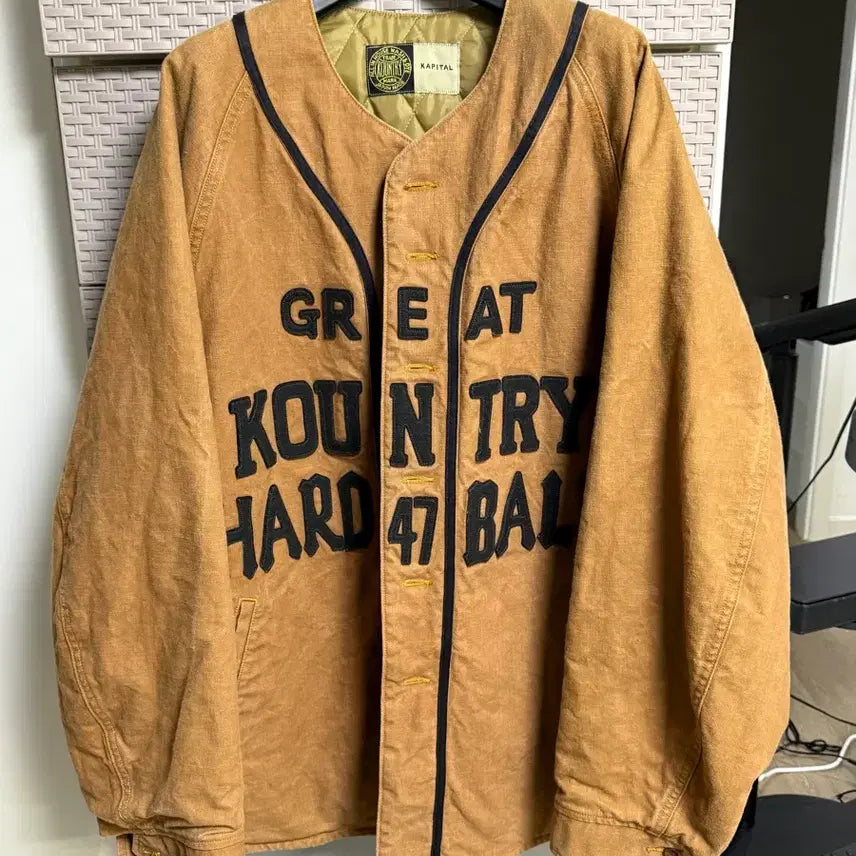 [BUNJANG] Capital Baseball Jacket (Size 4) / 캐피탈 베이스볼 자켓 4사이즈