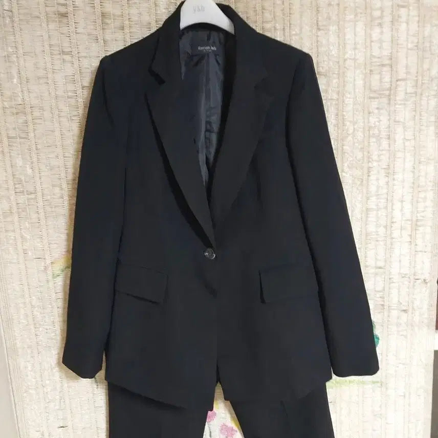 [BUNJANG] Kenneth Lady Black Suit Set (Size 66) / 케네스레이디 블랙 정장 세트 66