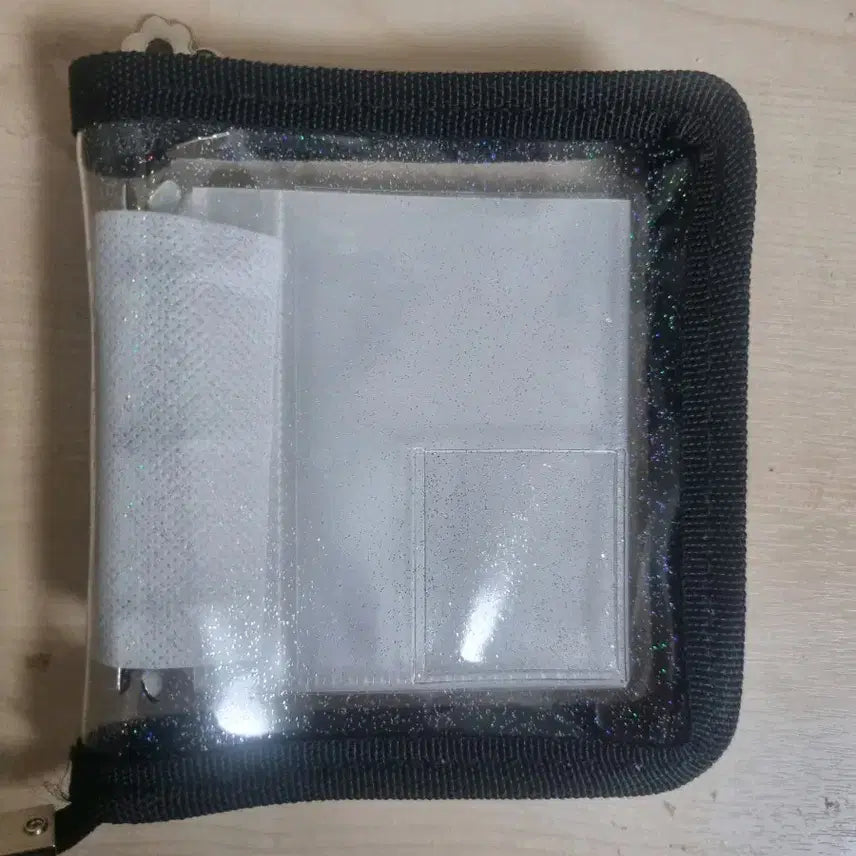 [BUNJANG] Transparent Black Photocard Holder / 블랙 투명 포카 바인더