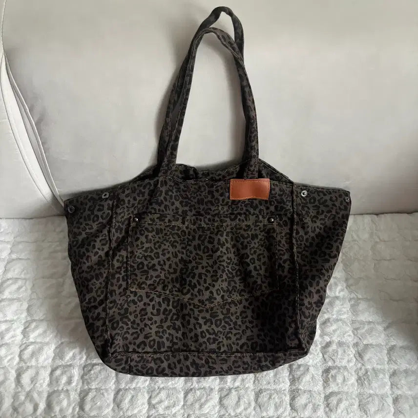 [BUNJANG] Leopard Pattern Shoulder Bag / 레오파드 가방