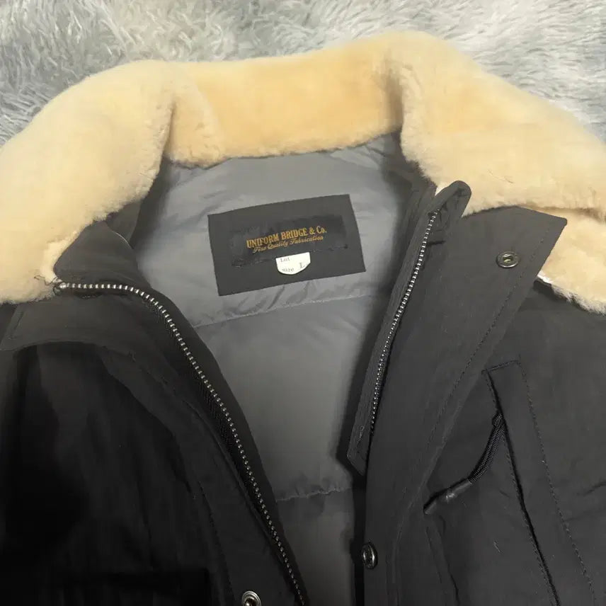 [BUNJANG] Uniform Bridge L Size Sherpa Jacket / 유니폼브릿지 양털 자켓 L사이즈