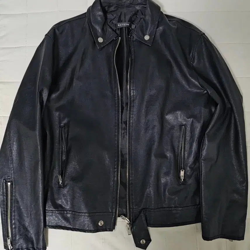 [BUNJANG] RAYGUN Leather Jacket - L Size / RAYGUN 레더자켓 L사이즈