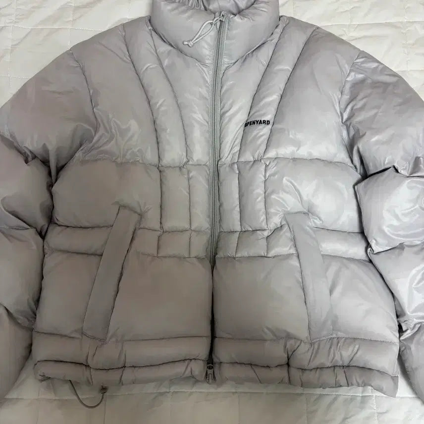 [BUNJANG] OY Light Gray Padded Jacket / 오와이(OY) 패딩 라이트그레이