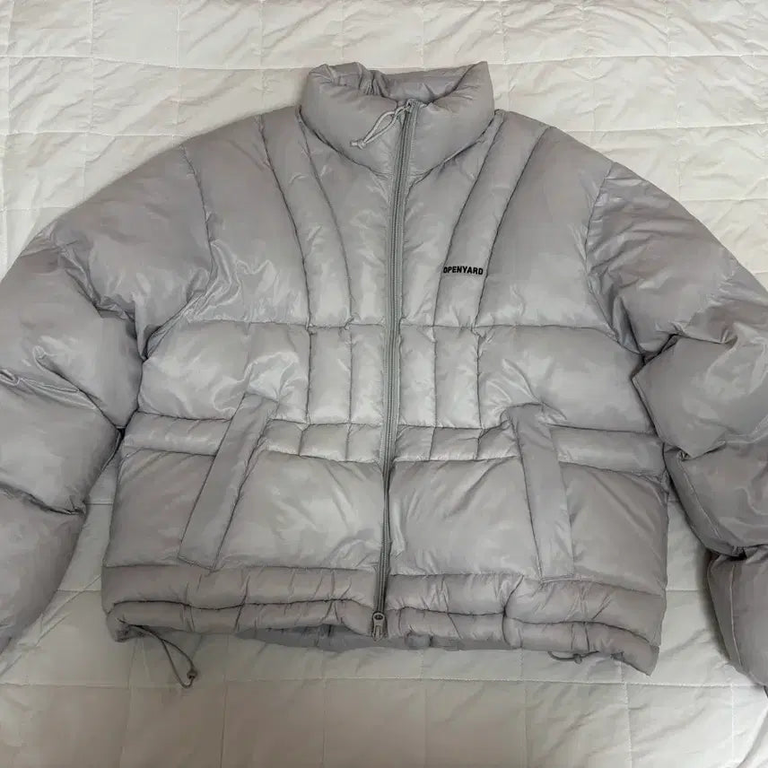 [BUNJANG] OY Light Gray Padded Jacket / 오와이(OY) 패딩 라이트그레이
