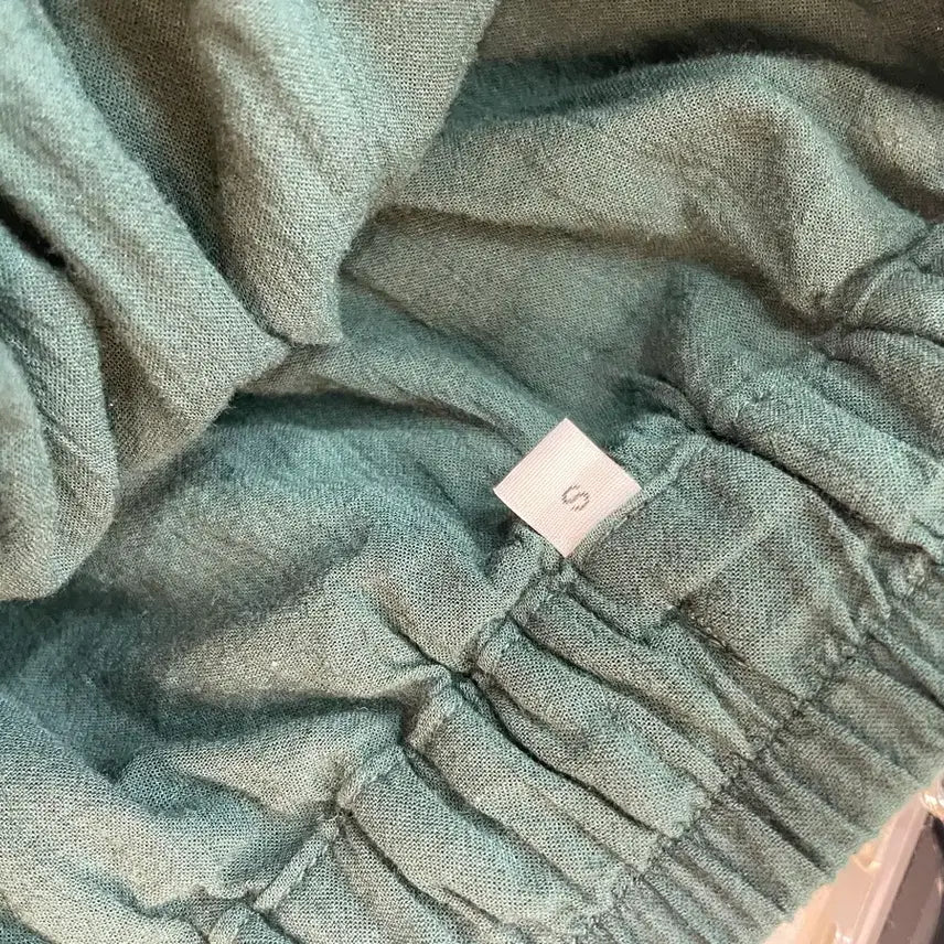 [BUNJANG] MUJI Green Pleated Skirt / 무인양품 녹색 주름 스커트