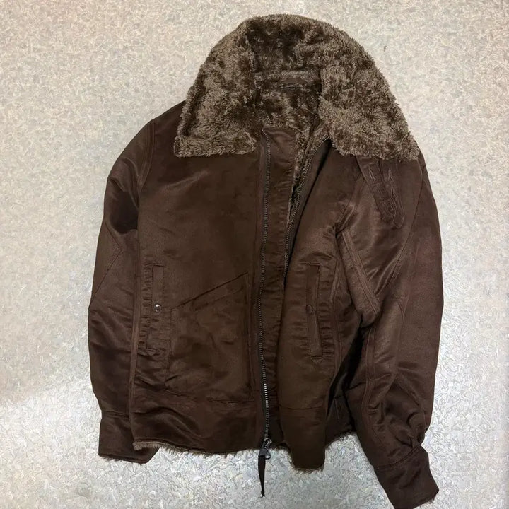 [BUNJANG] Engineered Garments B-3 Jacket Faux Suede / 엔지니어드 가먼츠 B-3자켓 브라운 페이크스웨이드