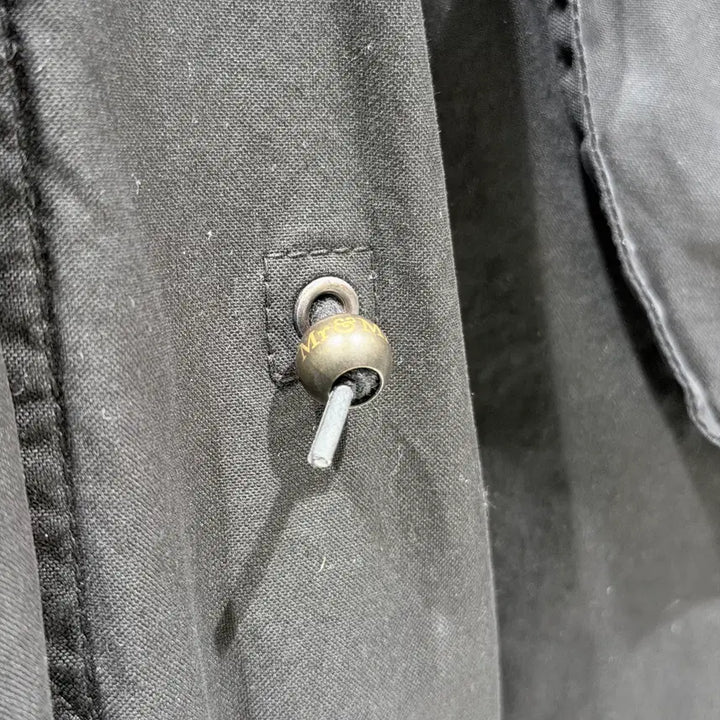 [BUNJANG] Mr&Mrs Italy Black Fur Quilted Field Jacket / ( S + XL ) 미스터앤미세스퍼 블랙 블랙퍼 퀄팅 야상 패딩 자켓