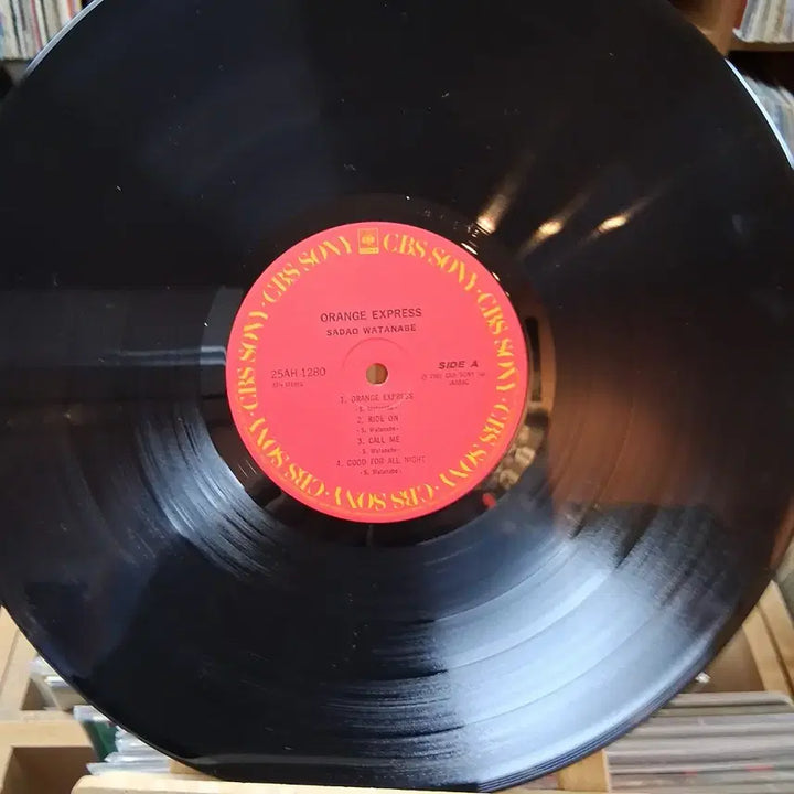 [BUNJANG] Sadao Watanabe Orange Express LP Record / 와타나베 사다오 Orange Express LP 음반