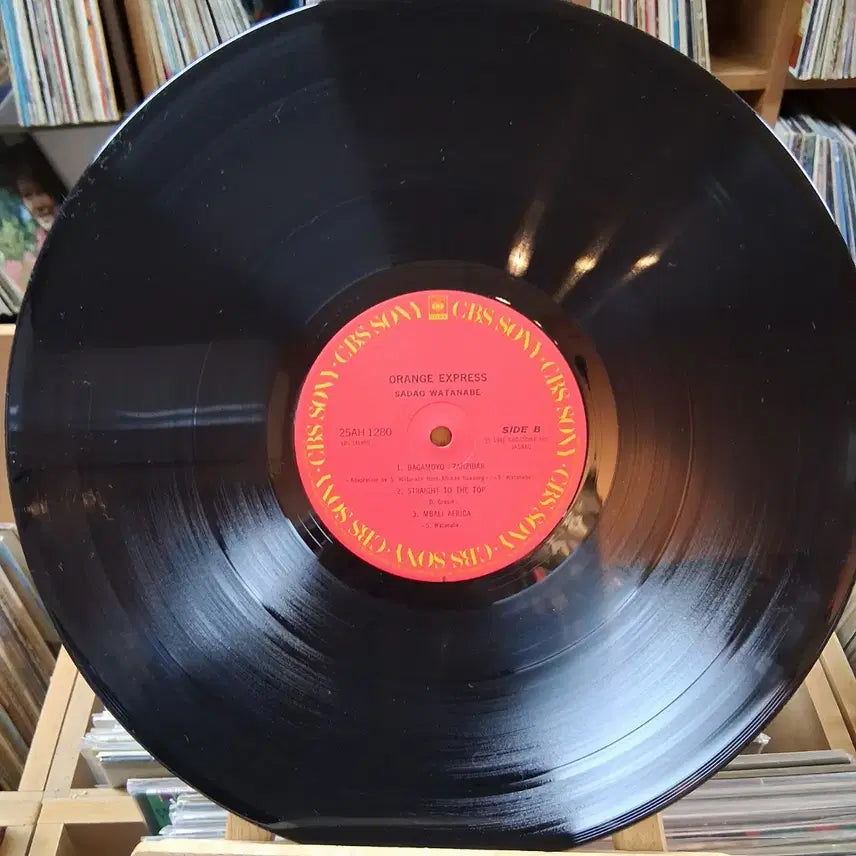 [BUNJANG] Sadao Watanabe Orange Express LP Record / 와타나베 사다오 Orange Express LP 음반