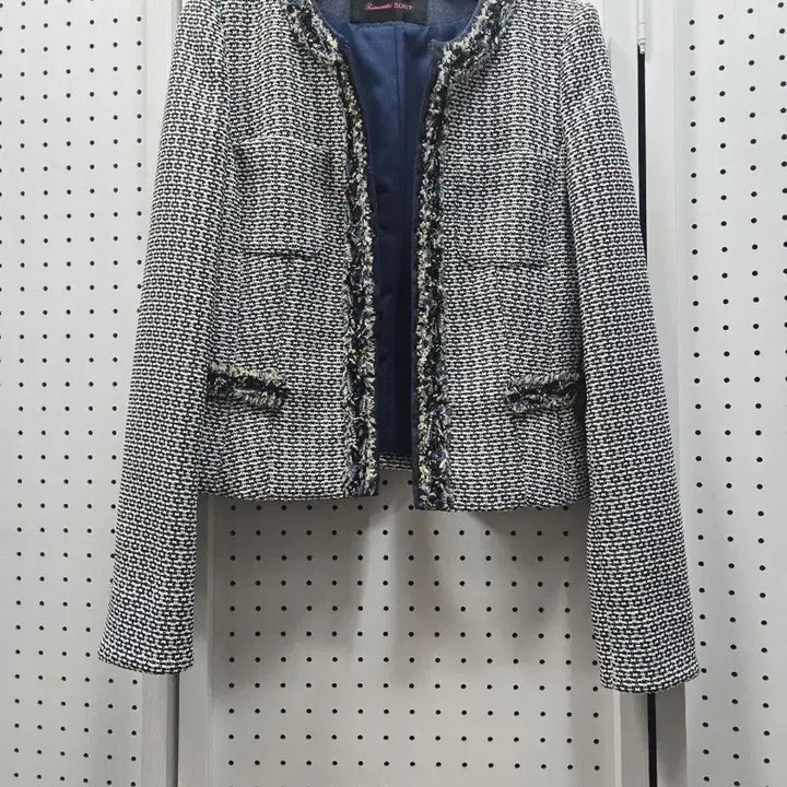 [BUNJANG] 로맨틱 샵 트위드 자켓55 / 로맨틱 샵 트위드 자켓55