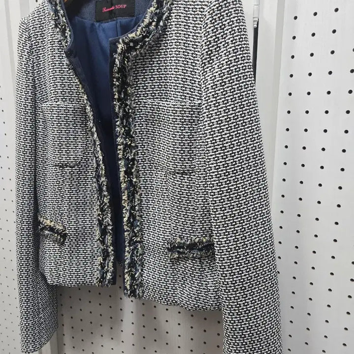 [BUNJANG] 로맨틱 샵 트위드 자켓55 / 로맨틱 샵 트위드 자켓55