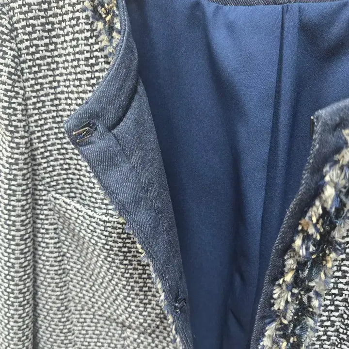 [BUNJANG] 로맨틱 샵 트위드 자켓55 / 로맨틱 샵 트위드 자켓55