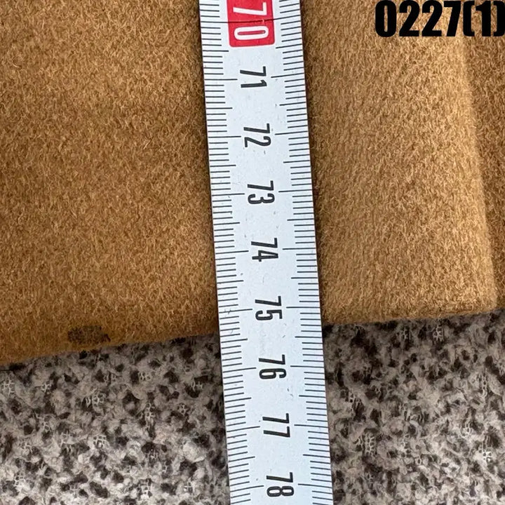 [BUNJANG] 온앤온 캐멜 더블 버튼 코트 XS / 온앤온 캐멜 더블 버튼 코트 XS