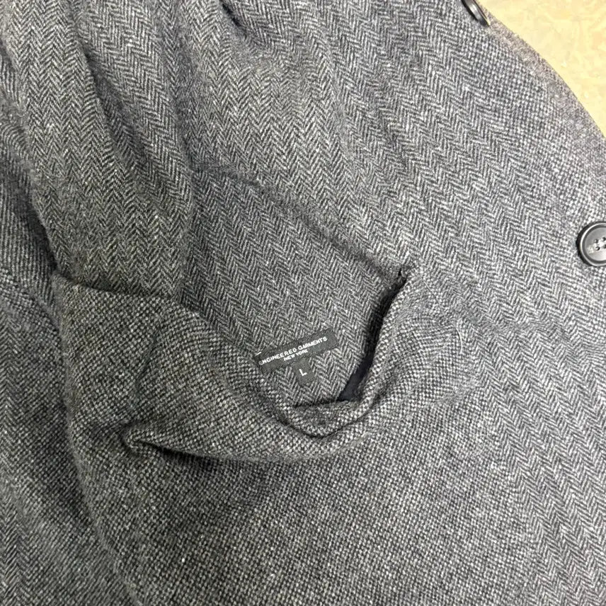 [BUNJANG] Engineered Garments Reversible Bal Coat Herringbone L / 엔지니어드 가먼츠 리버시블 발코트 헤링본 L