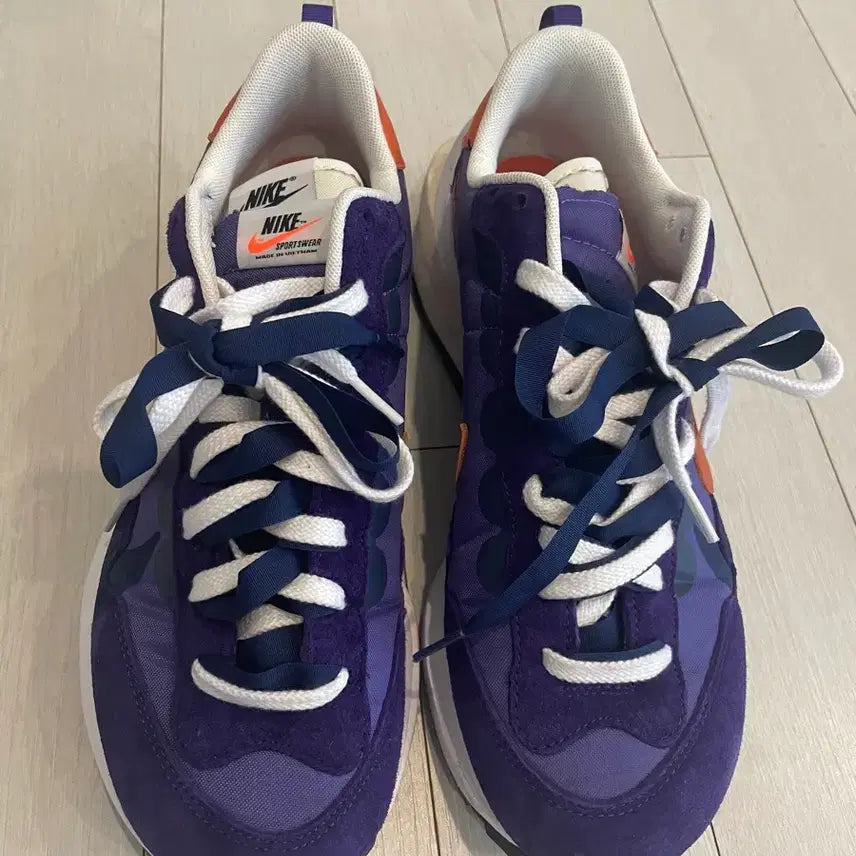 [BUNJANG] Nike Vaporwaffle Dark Iris Sneakers / 나이키 베이퍼와플 다크아이리스 265