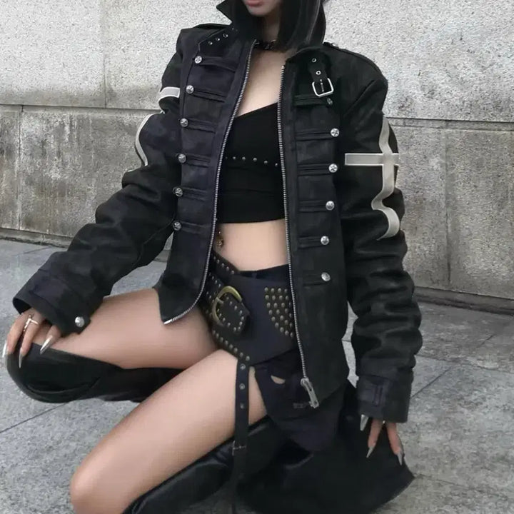 [BUNJANG] Punk Gothic Jacket / 펑크 고딕 자켓