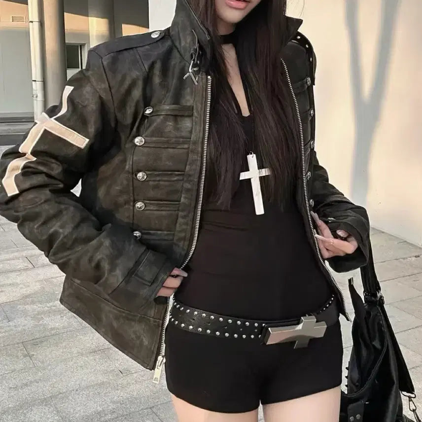 [BUNJANG] Punk Gothic Jacket / 펑크 고딕 자켓