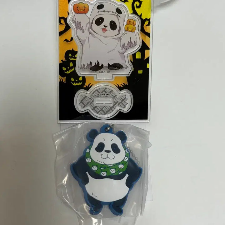 [BUNJANG] Jujutsu Kaisen Halloween Panda SD Acrylic Stand &amp; Keychain Bundle / 주술회전 할로윈 판다 SD 아크릴스탠드 (+판다키링)일괄