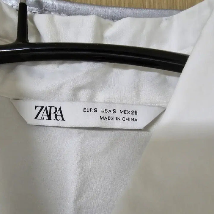 [BUNJANG] ZARA Flower Lace Long Shirt Dress White S Size / 자라 나뭇잎 레이스 롱 셔츠 원피스 화이트 s사이즈