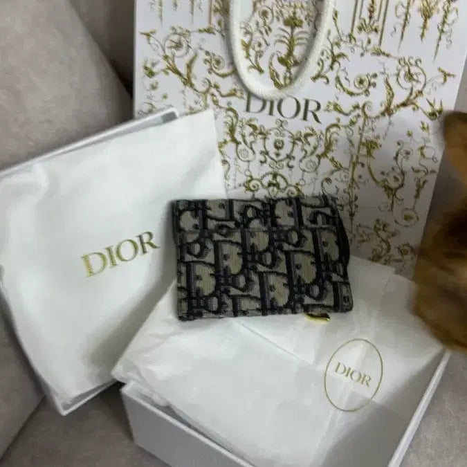 [BUNJANG] Dior Oblique Saddle Card Wallet / [A급/정품]디올 오블리크 새들 카드지갑 풀박스