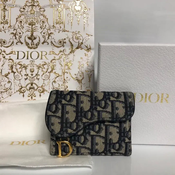 [BUNJANG] Dior Oblique Saddle Card Wallet / [A급/정품]디올 오블리크 새들 카드지갑 풀박스