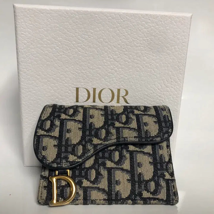 [BUNJANG] Dior Oblique Saddle Card Wallet / [A급/정품]디올 오블리크 새들 카드지갑 풀박스