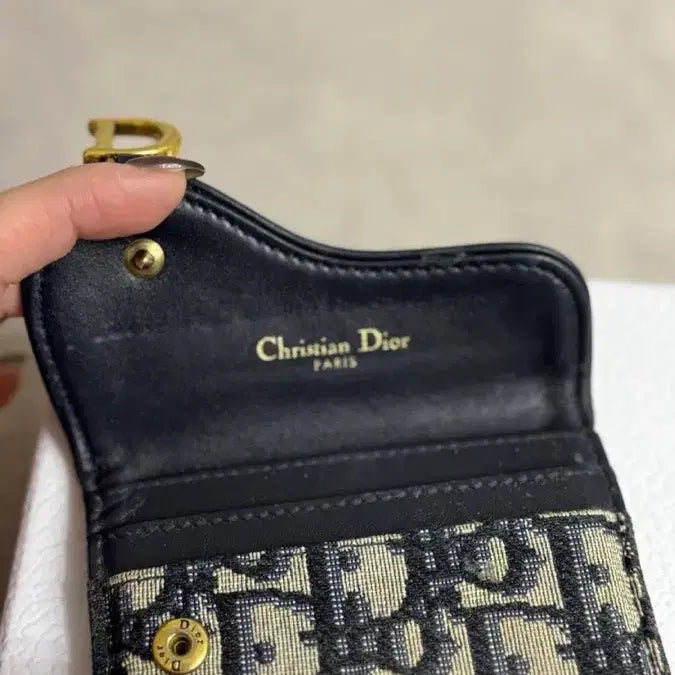 [BUNJANG] Dior Oblique Saddle Card Wallet / [A급/정품]디올 오블리크 새들 카드지갑 풀박스