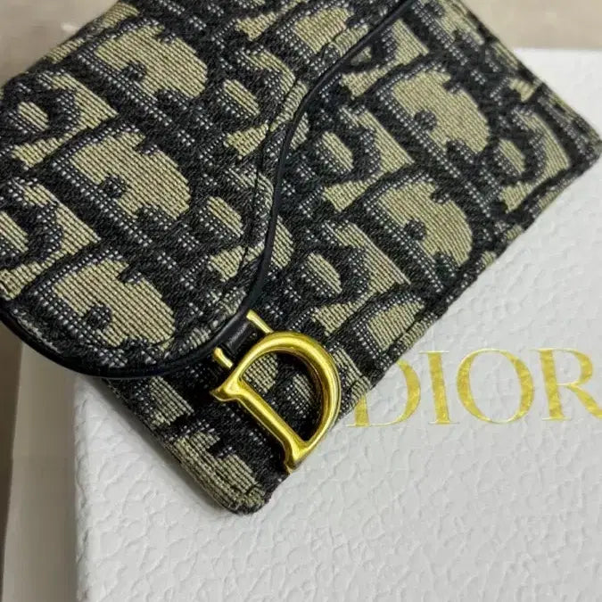 [BUNJANG] Dior Oblique Saddle Card Wallet / [A급/정품]디올 오블리크 새들 카드지갑 풀박스