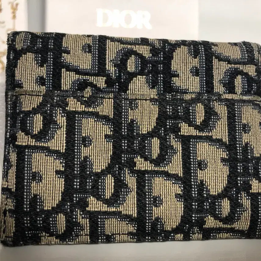 [BUNJANG] Dior Oblique Saddle Card Wallet / [A급/정품]디올 오블리크 새들 카드지갑 풀박스