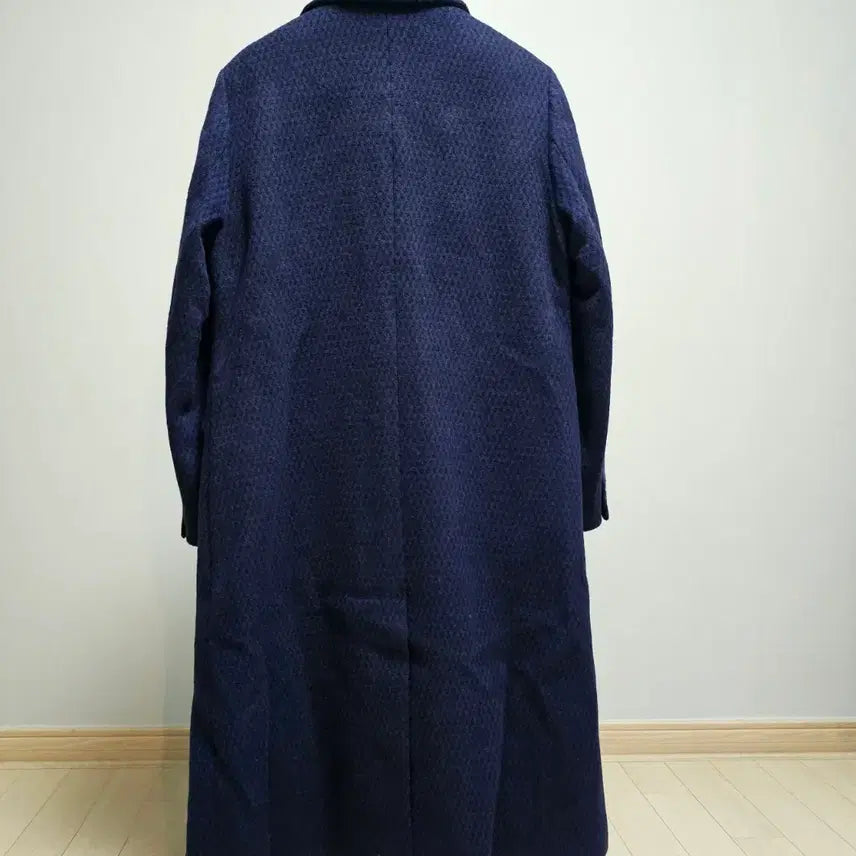 [BUNJANG] Anna Sui Navy Wool Cashmere Coat / 안나수이 롱코트 (새상품)양모95%캐시미어5%