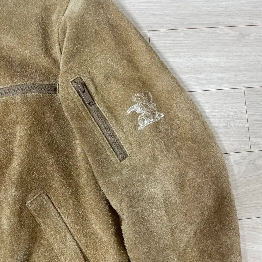 [BUNJANG] Undercover Kid Milli Suede Blouson Jacket / 키드밀리 착용 Undercover 언더커버 스웨이드 블루종 자켓