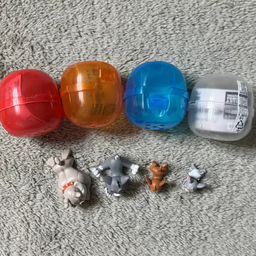 [BUNJANG] Tom and Jerry Chilling Time Figure Bundle Set / (세트) 톰과제리 칠링 타임 가챠 피규어 4개 일괄