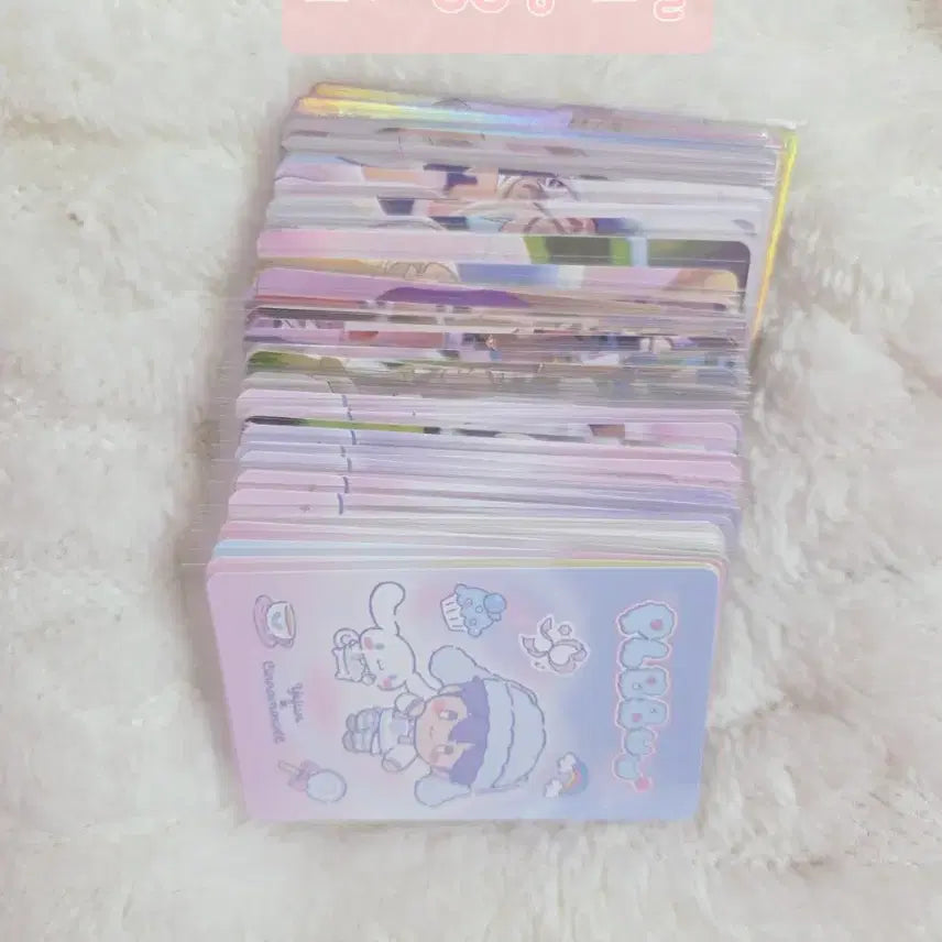 [BUNJANG] PLAVE PPLU Photocard Album Bundle Set (Set of 65) / 플레이브 뿌우 포카 앨범 드볼, 미공포들 일괄(1)