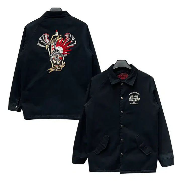 [BUNJANG] Buried Alive x Bastard Quilted Coach Jacket / 베리드 얼라이브 x 바스타드 누빔 코치 자켓 M