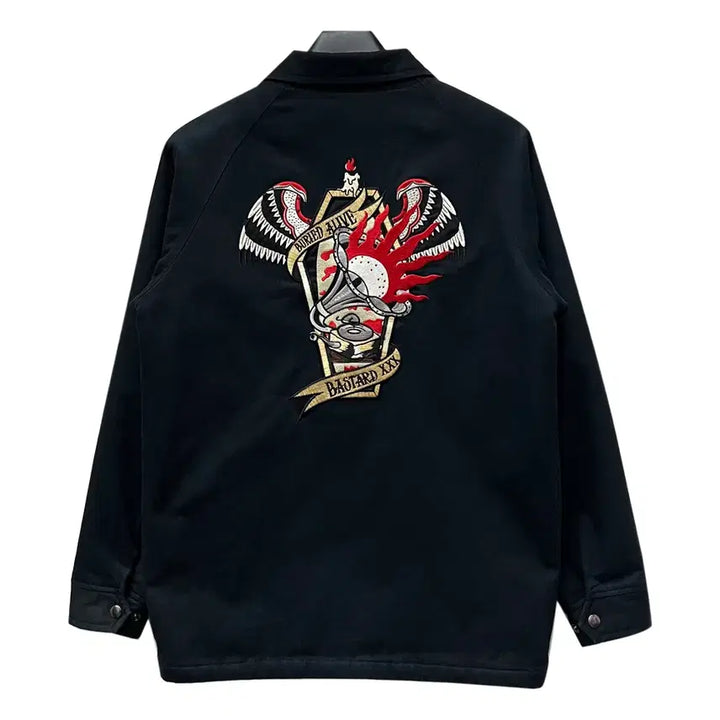[BUNJANG] Buried Alive x Bastard Quilted Coach Jacket / 베리드 얼라이브 x 바스타드 누빔 코치 자켓 M