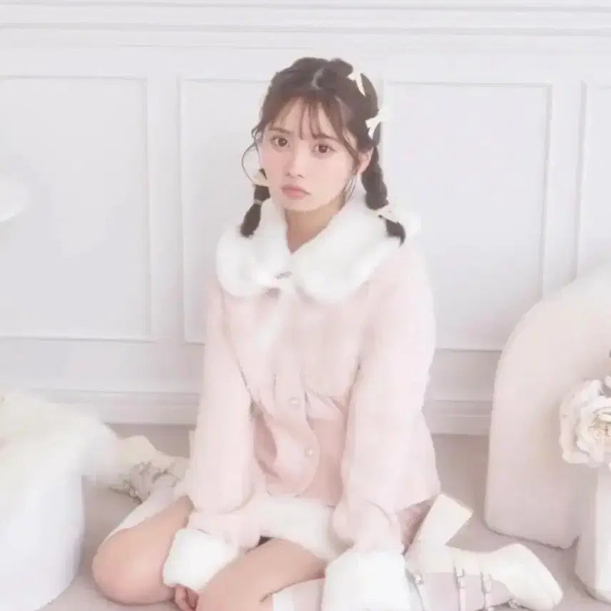 [BUNJANG] Honey Cinnamon Tweed Set Pink Subculture Outfit / 허니시나몬 트위드셋업 핑크 양산형 지뢰계 양지뢰 서브컬쳐