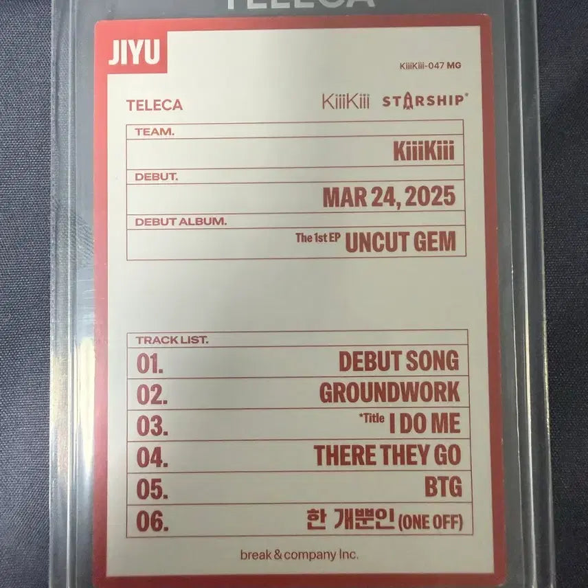 [BUNJANG] Kiki Jiyu Teleca Card / 키키 지유 텔레카카드 - TELECA