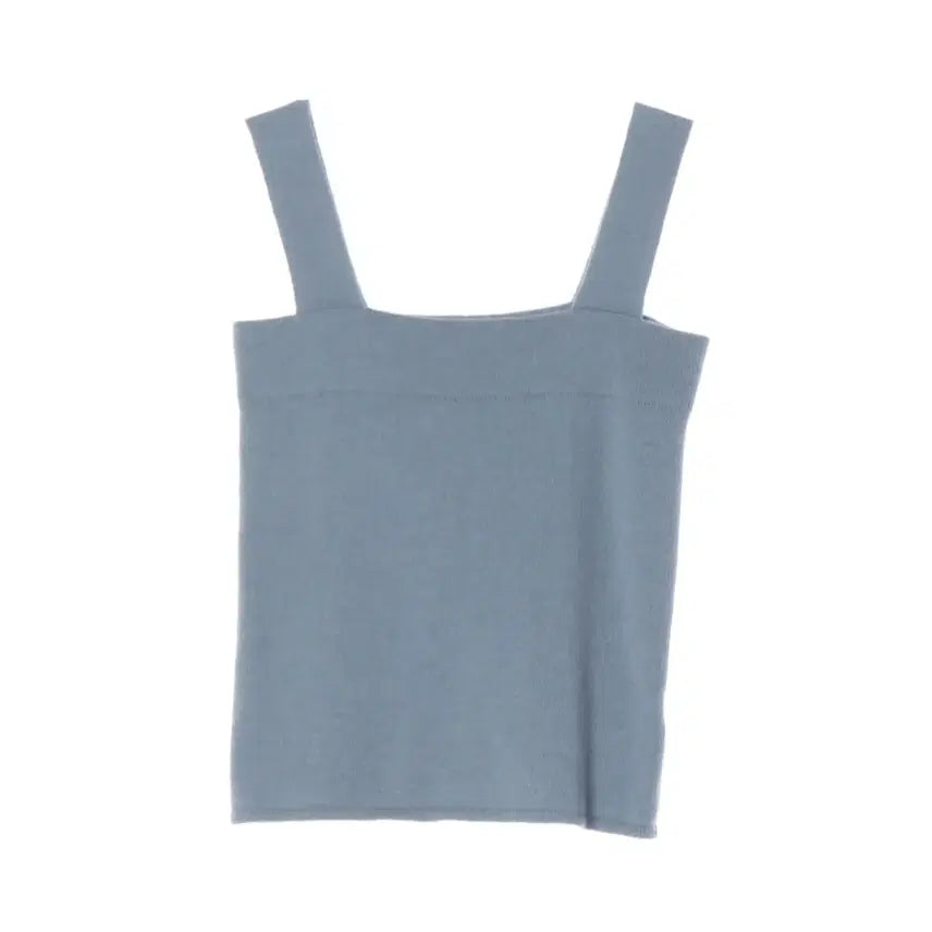 [BUNJANG] SIE Cashmere Blend Sleeveless Knit Blue / 시에 SIE 캐시미어 블렌드 아르 슬리브리스 니트 블루