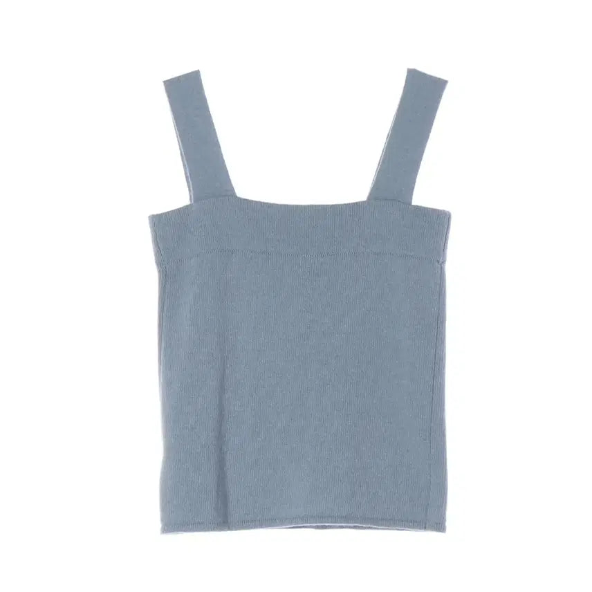 [BUNJANG] SIE Cashmere Blend Sleeveless Knit Blue / 시에 SIE 캐시미어 블렌드 아르 슬리브리스 니트 블루