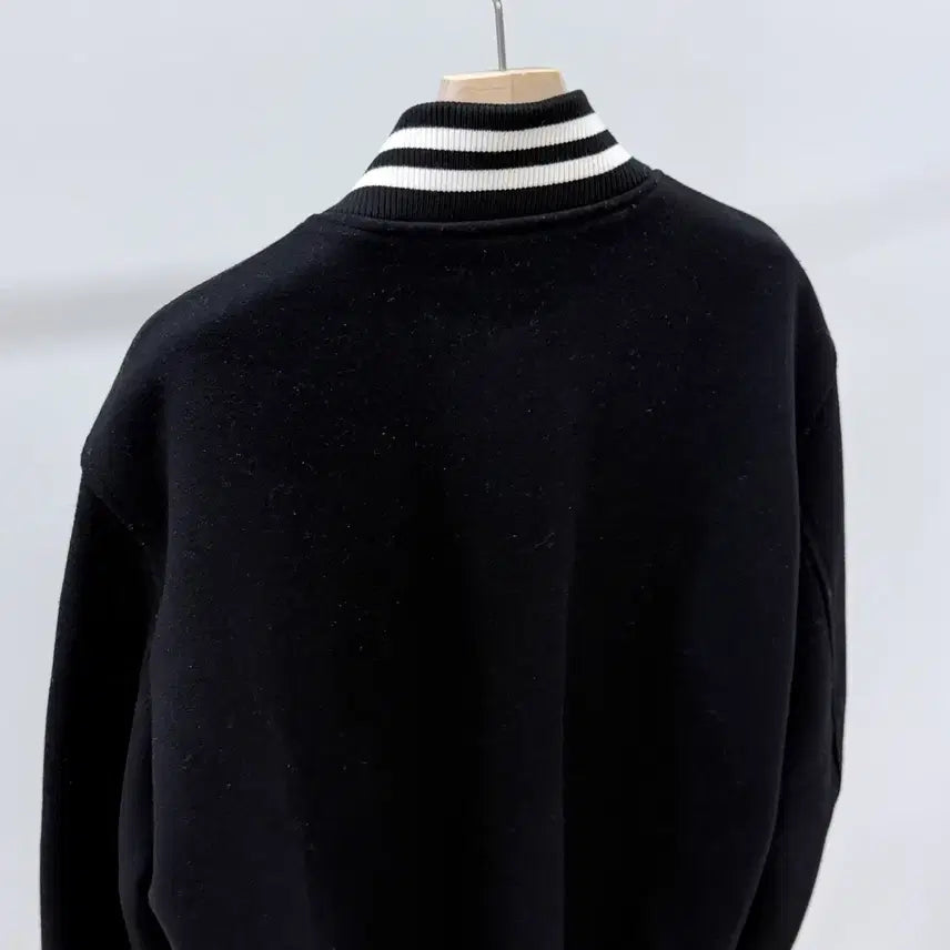 [BUNJANG] Off-White Varsity Bomber Jacket Black (2XL) / [S급/2XL] 오프화이트 바시티 봄버 자켓 블랙