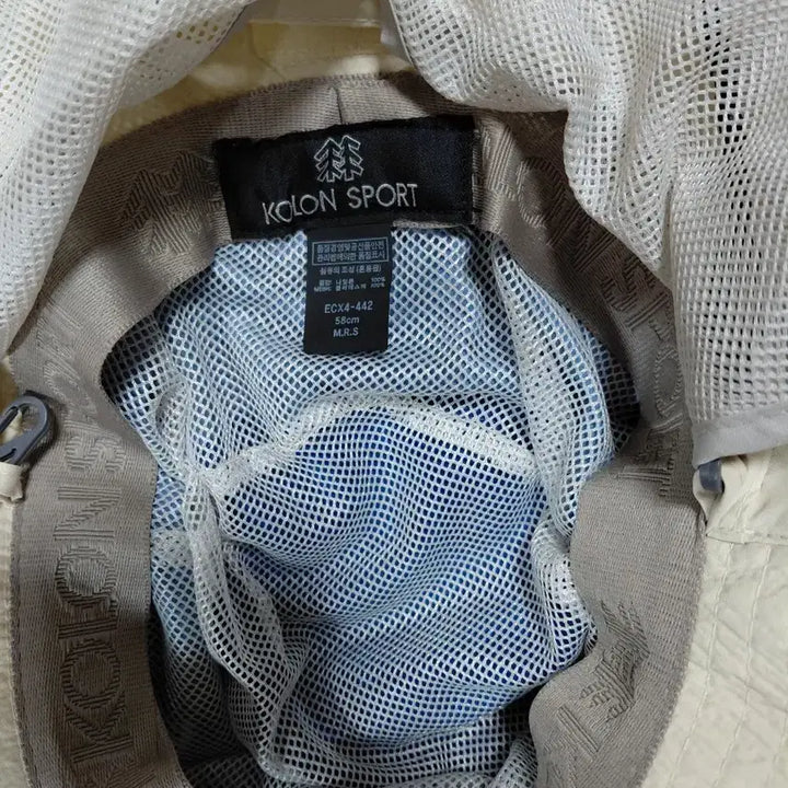 [BUNJANG] Kolon Sport Bucket Hat Blue Ivory / 코오롱 등산 모자 버킷햇 블루 아이보리